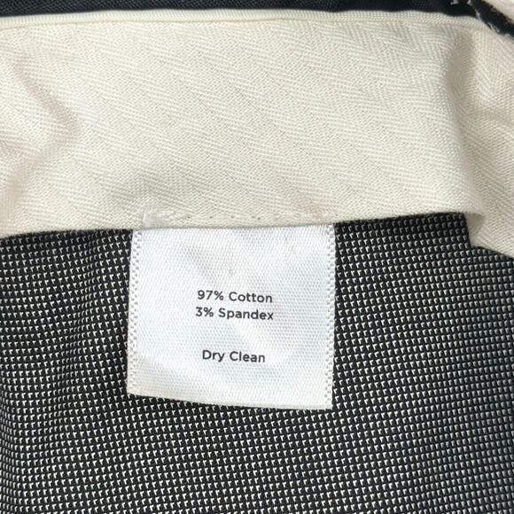 Talbots Gray Black Pin Check High-waisted Wide-leg Pants Corpcore Women Size 16 - Picture 5 of 8